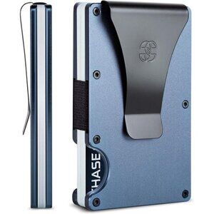 Slim Metal Wallet for Men - Minimalist Tactical Wallet RFID Blocking Card Holder